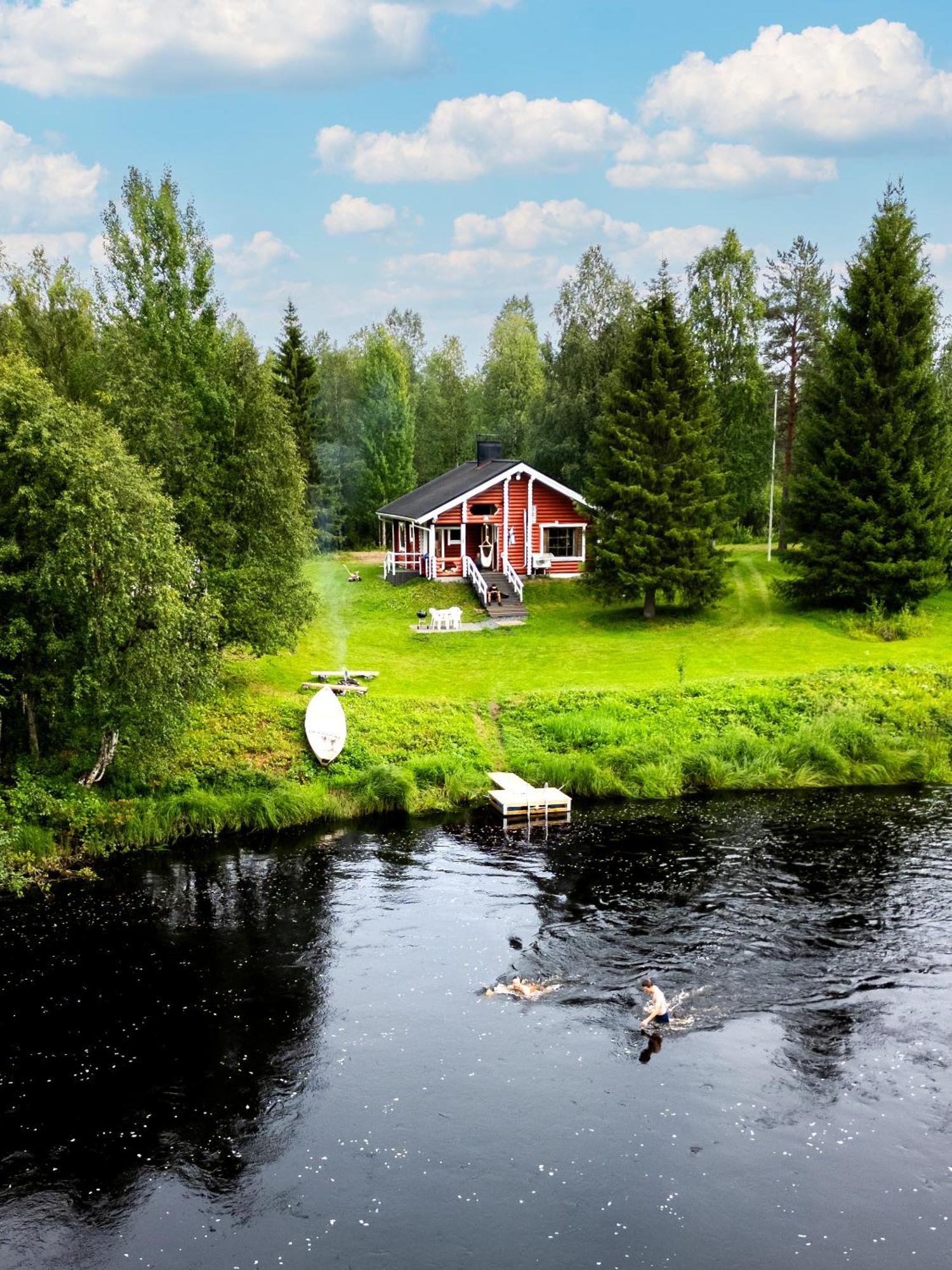 Lapin Villa Hiisi Joen Rannalla Рануа Екстериор снимка